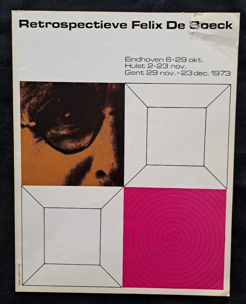 Felix De Boeck Retrospectieve 1973  Gent,  Hulst, Eindhoven, Boeken, Ophalen of Verzenden, Gelezen, Diverse auteurs
