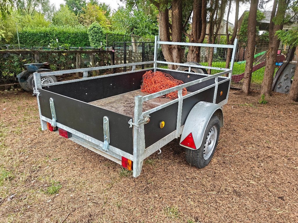 remork galvanise 2/1.25 m 750kg met identiteit plaatje, Auto diversen, Aanhangers en Bagagewagens, Ophalen, Gebruikt