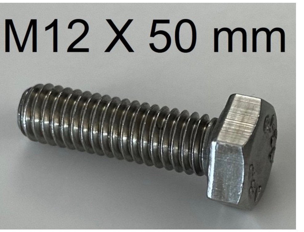 35 pièces BOULON GALVANISÉ À 6 TÊTES LATÉRALES M12 X 50 MM, Bricolage & Construction, Enlèvement, Comme neuf