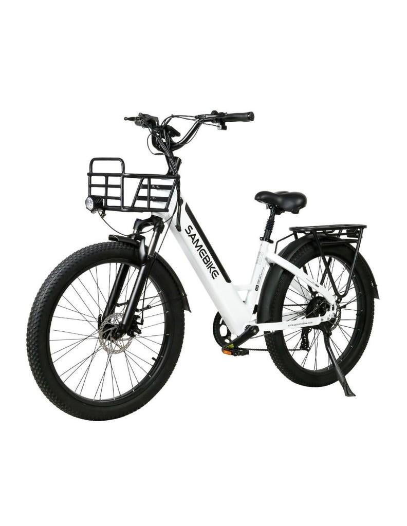 Vélo Électrique 26 Pouces 750W SAMEBIKE RS-A01 Blanc, Enlèvement ou Envoi, Neuf