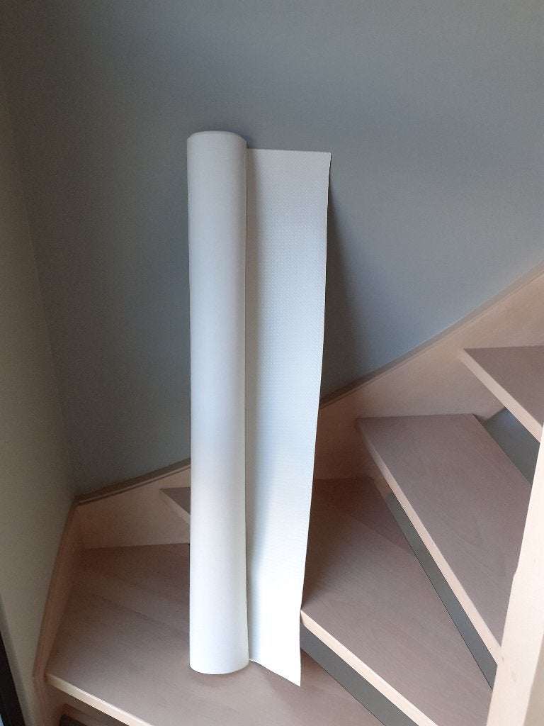 Protège-table/Bulgomme (Bulgeon) (111 x 224 cm), Plastique, Blanc, Enlèvement ou Envoi, Autres types