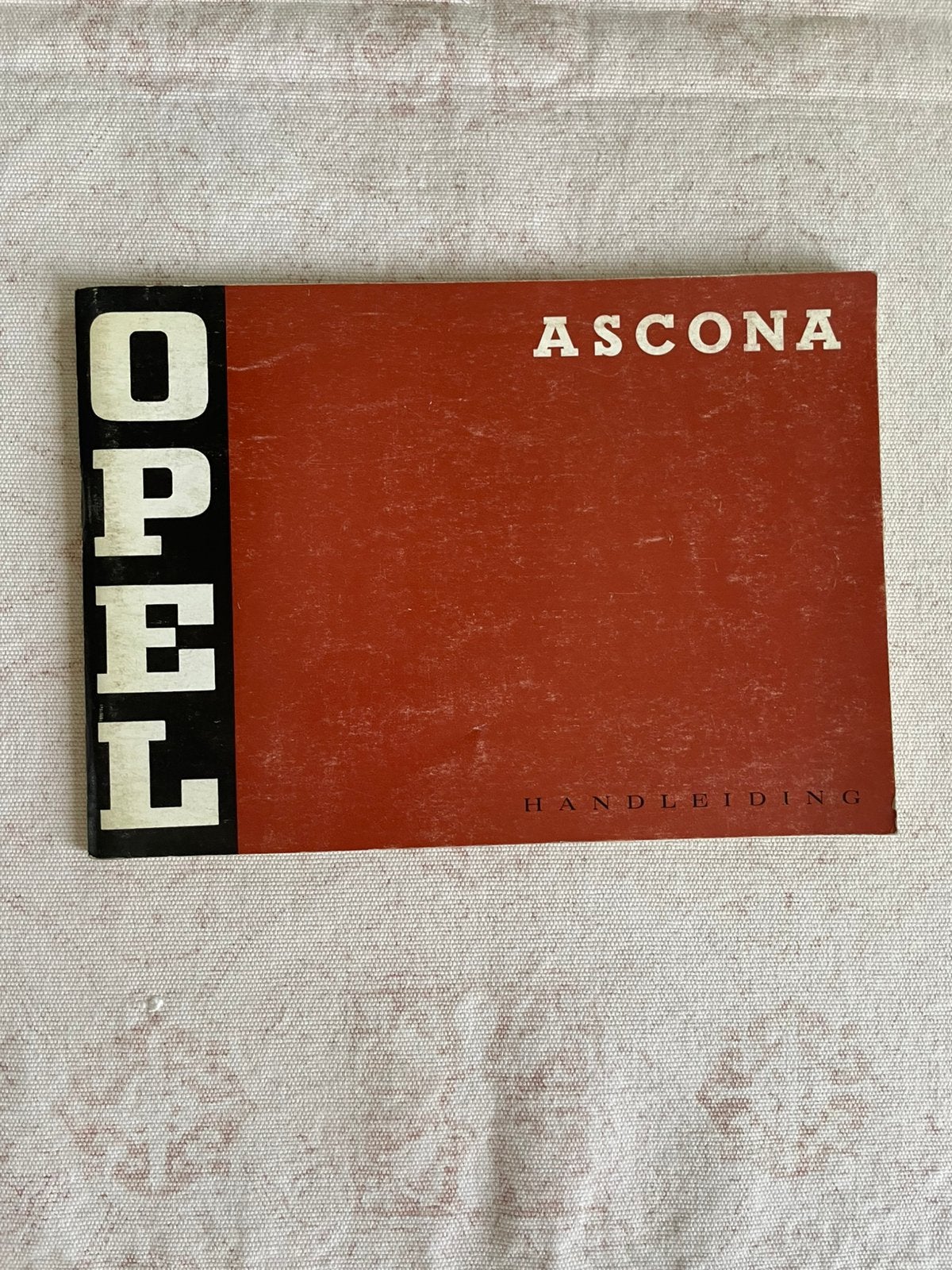 Opel Ascona 1972 instructieboekje Nederlands, Ophalen