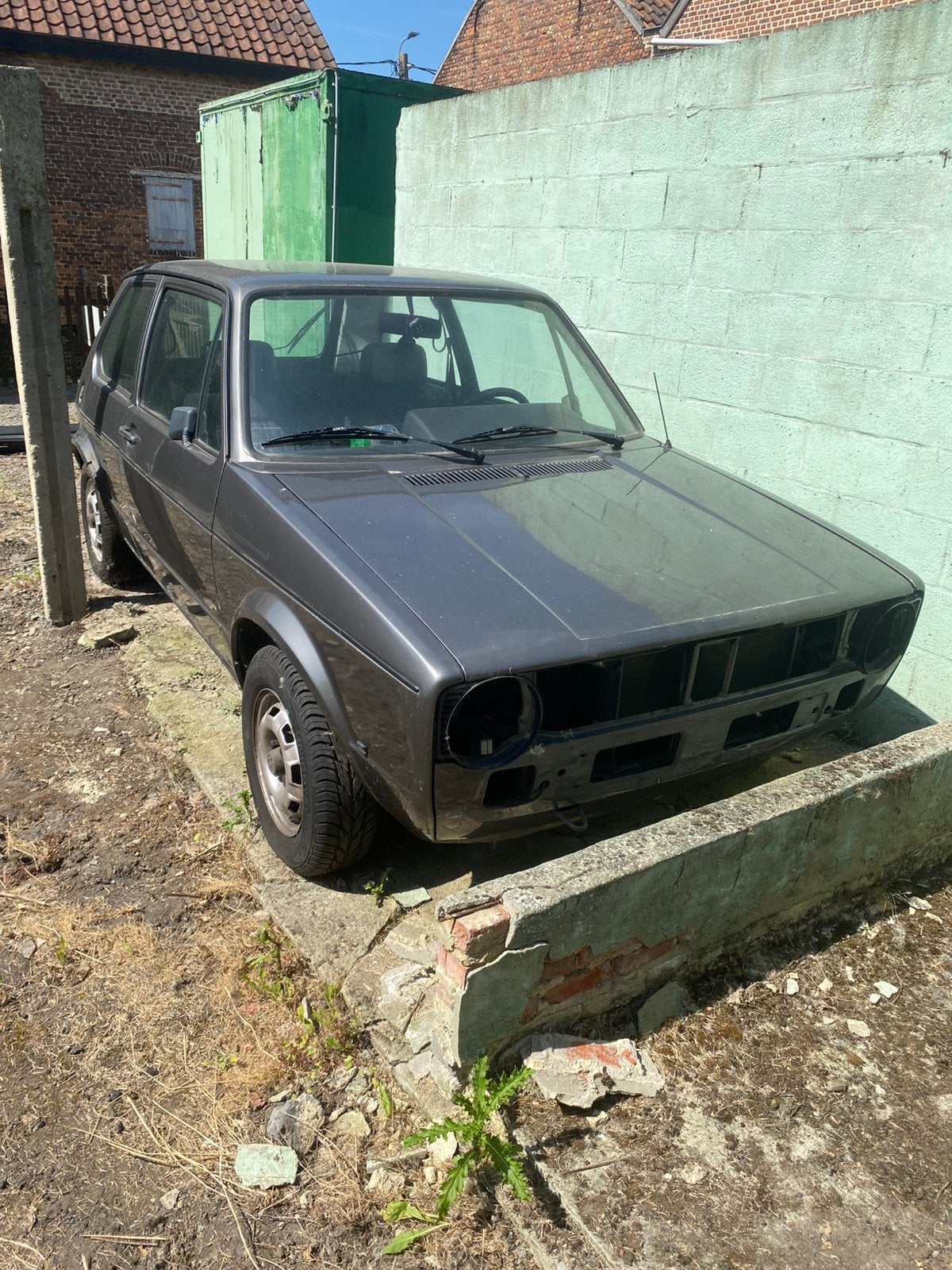 Golf1 1600 diesel 1982 76000 km, Noir, Particulier, Traction avant, Hatchback