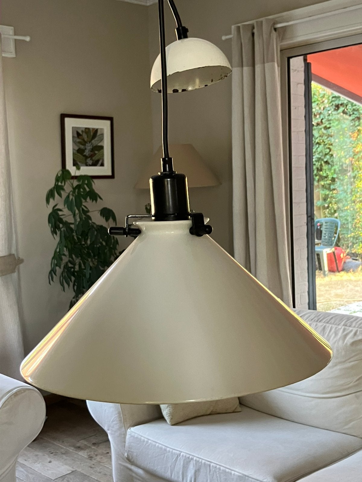 Lampadaire abat-jour, Ophalen, Zo goed als nieuw, Metaal