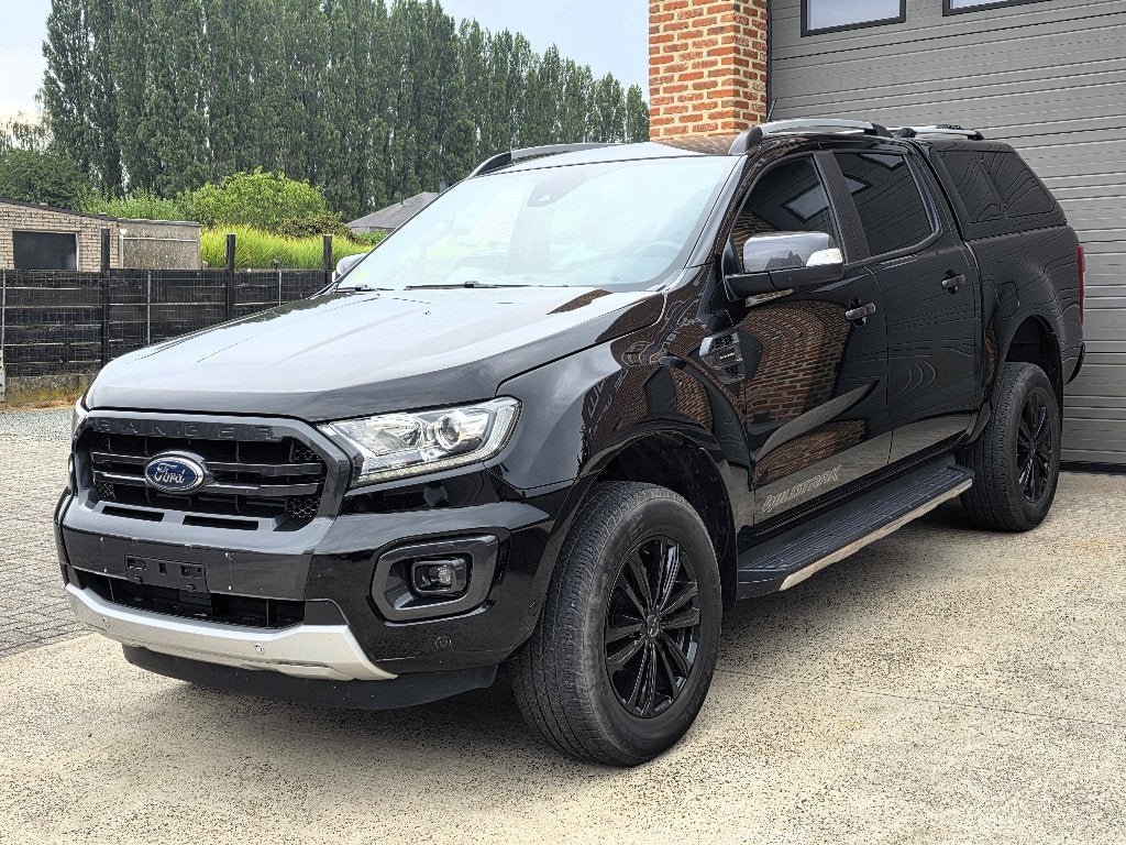 Ford Ranger Wildtrak - Trekh 3.500 KG - Hardtop - 34.000 KM, Auto's, Automaat, 4 deurs, Lichtsensor, Zwart