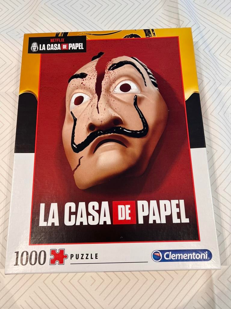Puzzel La Casa de Papel, Ophalen, 500 t/m 1500 stukjes, Zo goed als nieuw, Legpuzzel