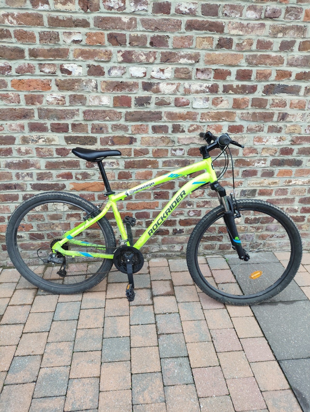 Vélo VTT Rockrider st 100 taille L, Vélos & Vélomoteurs, Autres marques, Frein sur jante, Enlèvement, Utilisé