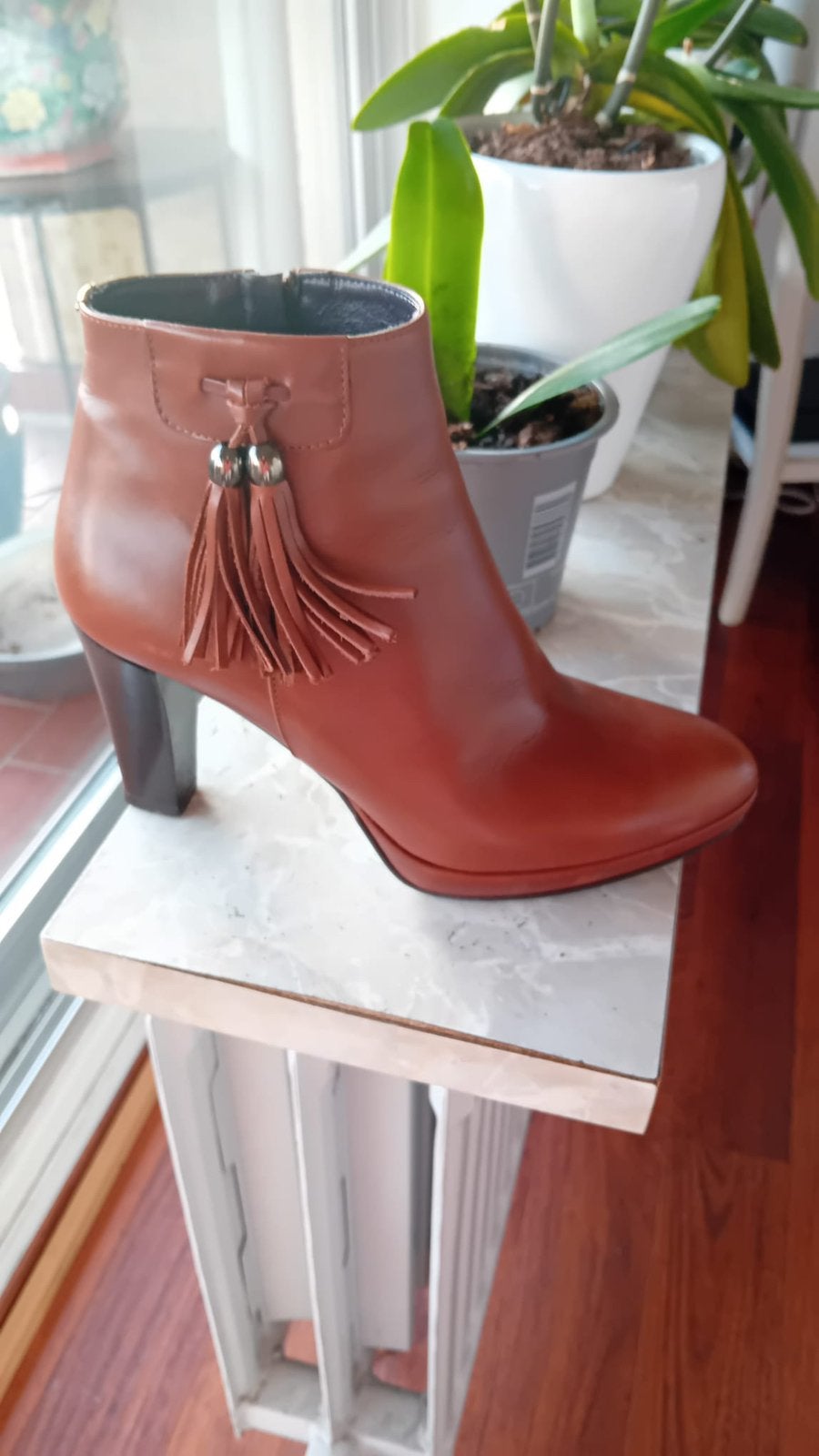 Bottes en cuir de la marzue lilan pointure  36, Kleding | Dames, Ophalen, Zo goed als nieuw