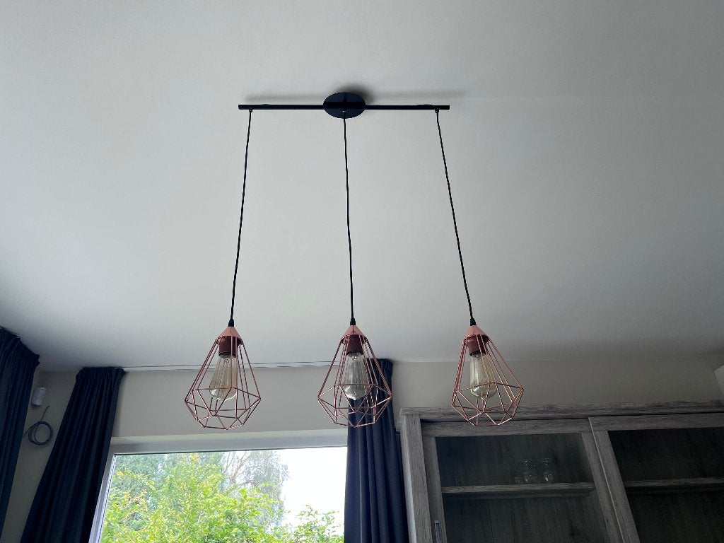 Design hanglamp (3 lampen), Enlèvement, Comme neuf