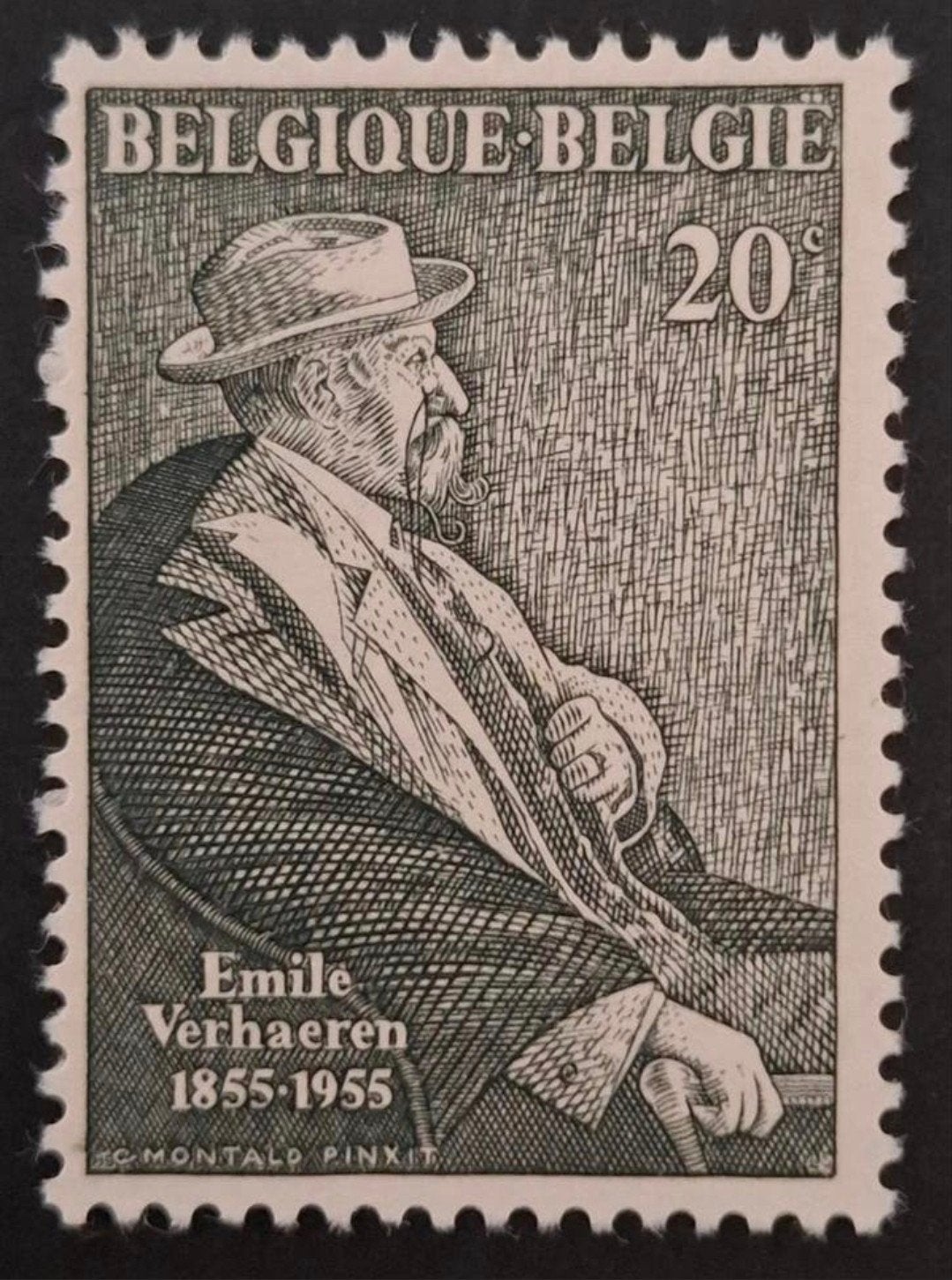 Belgique : COB 967 ** Emile Verhaeren 1955., Sans timbre, Neuf, Enlèvement ou Envoi, Non oblitéré
