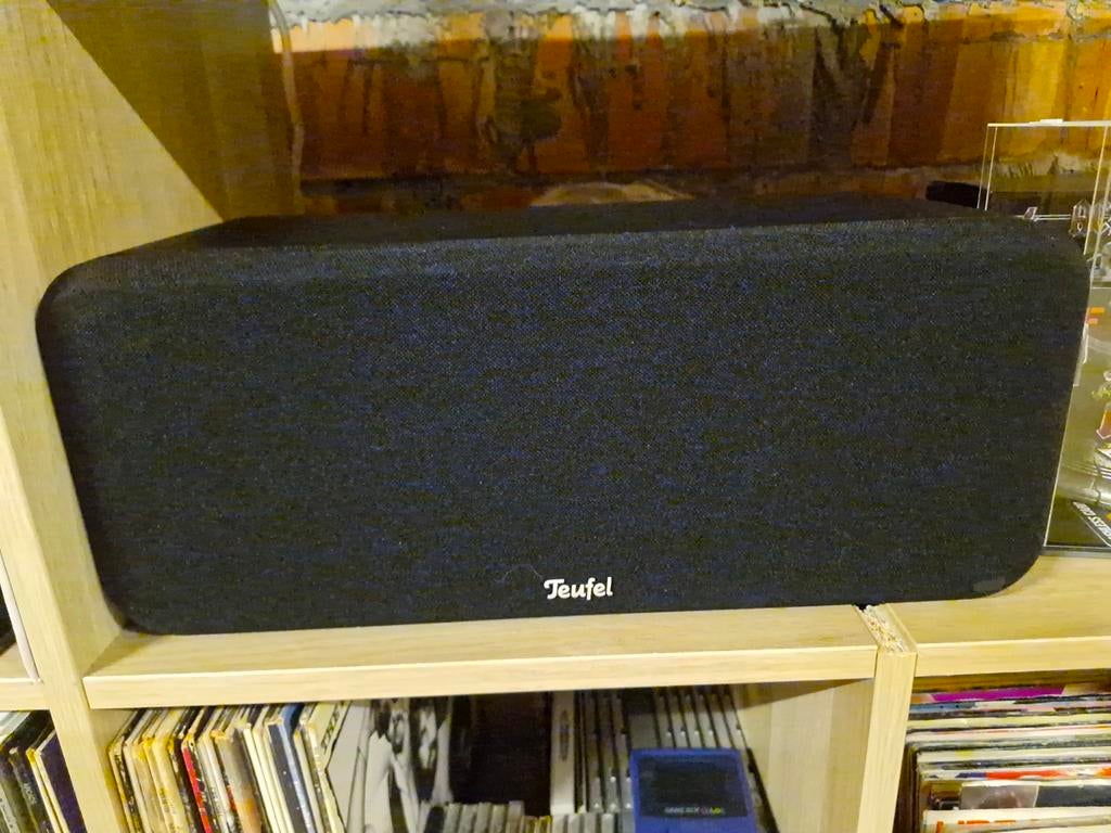Suround systeem versterker denon speakers teufel, TV, Hi-fi & Vidéo, Enceintes, Haut-parleur central, Enlèvement