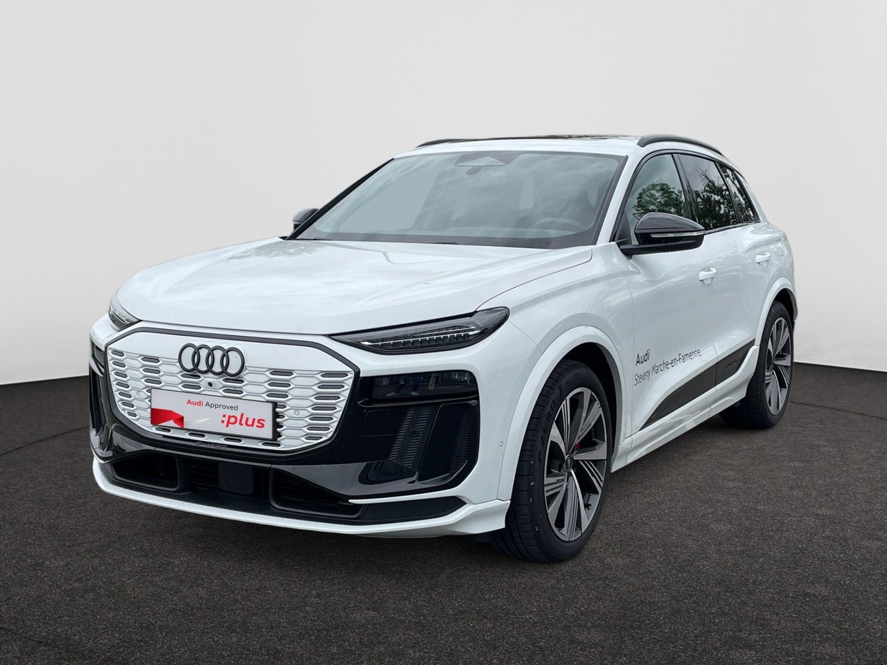 Audi Q6 e-tron S Line e-Tron 100 kWh 55 Quattro Advanced, Automaat, Wit, Elektrisch, https://public.car-pass.be/vhr/fe56ee5c-4cfa-4b8f-902d-8a182417e870
