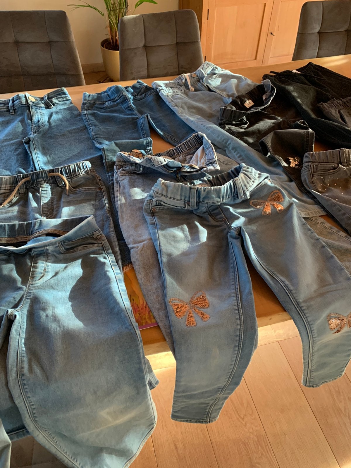 Lot Jeans broeken Als NIEUW 6 tot 9 jaar. 11 STUKS, Ophalen, Nieuw