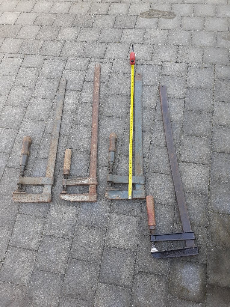 VIER GROTE lijmklemmen 75 80 en 100 cm, Doe-het-zelf en Bouw, Ophalen