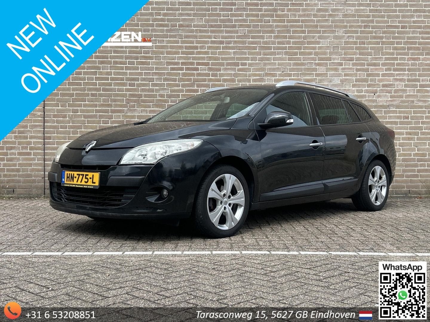 Renault Megane Estate 1.4 TCe Dynamique, Zwart, Bedrijf, Electronic Stability Program (ESP), 153 g/km