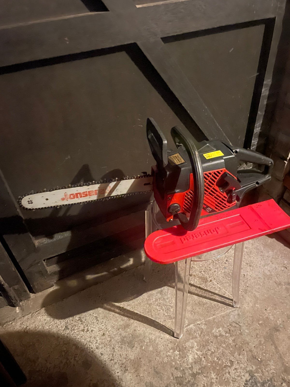 Kettingzaag Jonsered 2045 turbo uit inboedel, Ophalen
