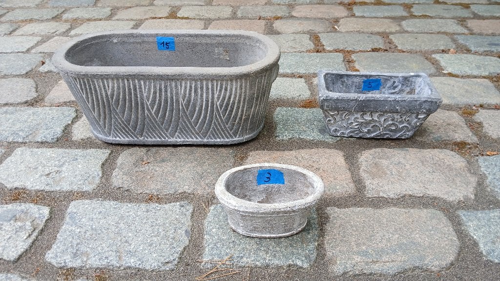 3 bloembak-perfecte staat-zie omschrijving, Tuin en Terras, Ophalen, Zo goed als nieuw