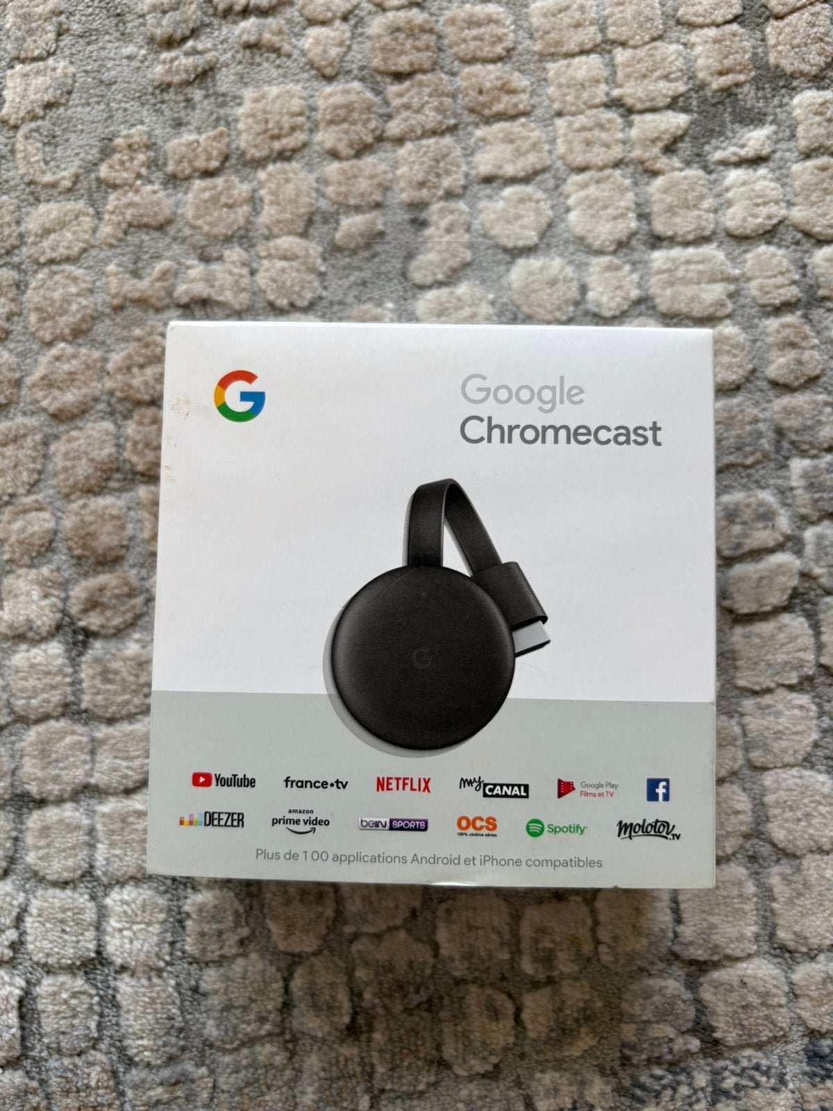 Google Chromecast V3 / 3e generatie - zo goed als nieuw, Audio, Tv en Foto, Televisie-accessoires, Zo goed als nieuw, Ophalen