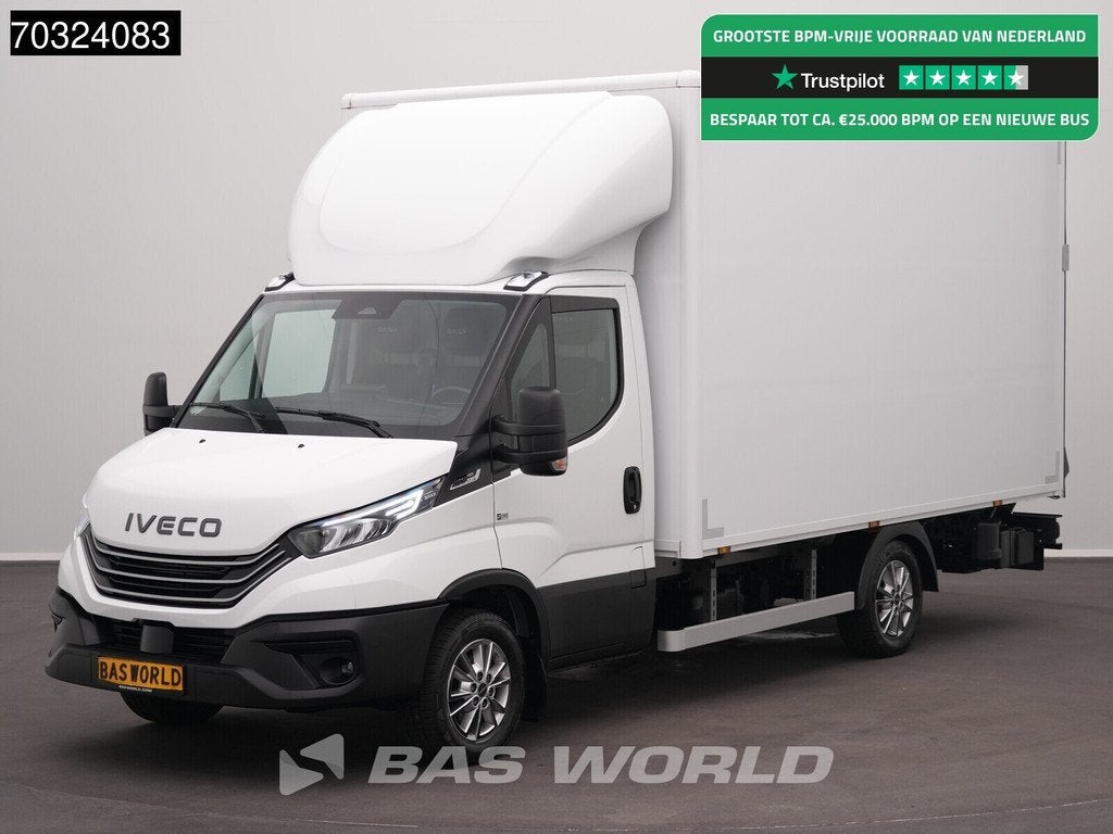 Iveco Daily 35S16 Automaat Laadklep Bakwagen LED Navi Airco, Auto's, Bestelwagens en Lichte vracht, Automaat, Stof, Gebruikt, Euro 6