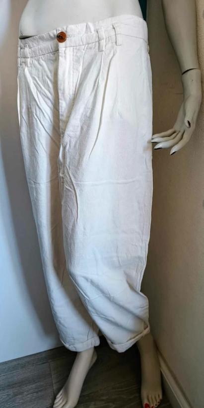 Linnen broek Zara mt L, Kleding | Dames, Maat 42/44 (L), Ophalen of Verzenden, Zo goed als nieuw, Lang