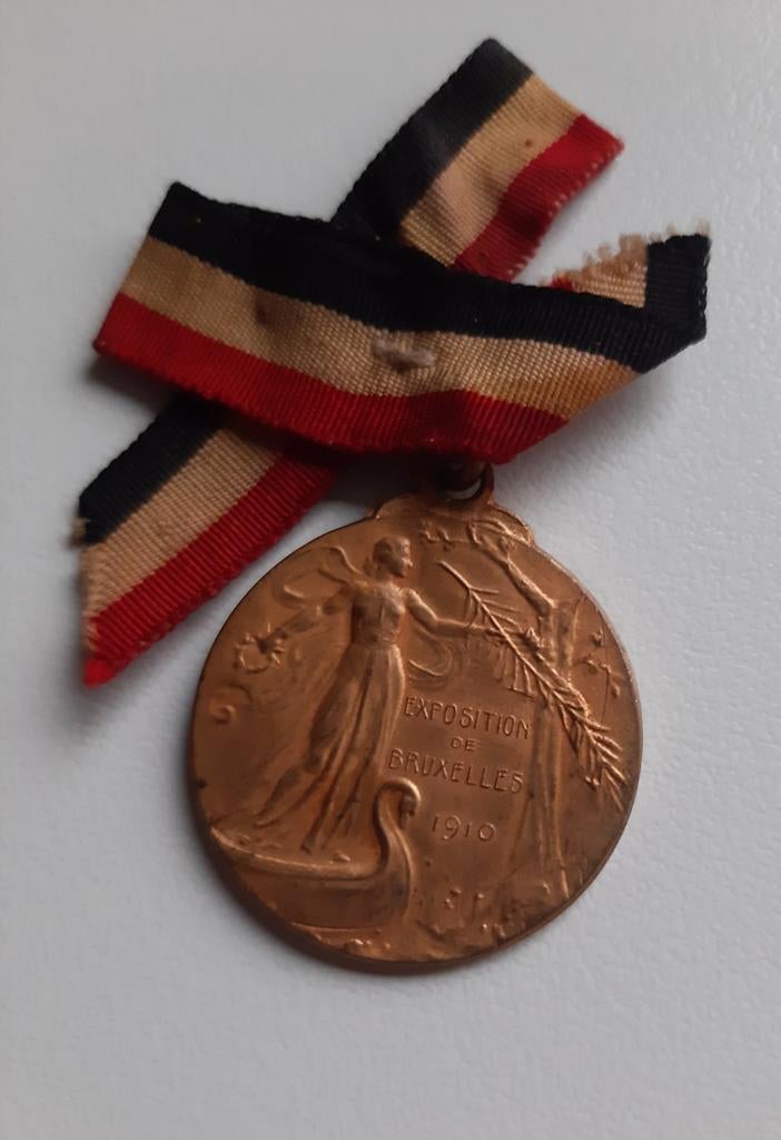 Médaille exposition de Bruxelles 1910, Enlèvement ou Envoi