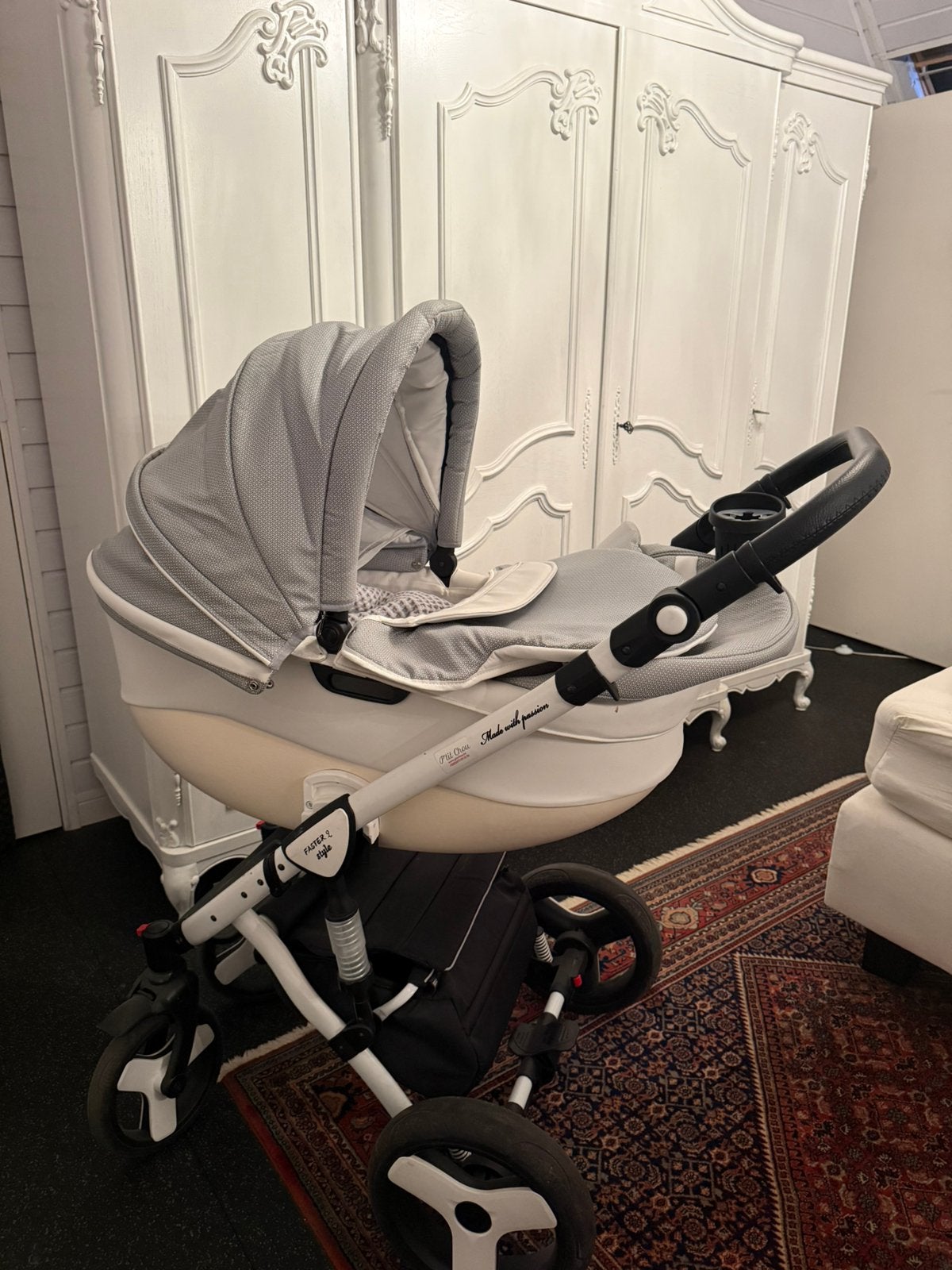 P’tit Chou complete bugy alles erop em eraan, Gebruikt, Combiwagen, Met autostoeltje, Ophalen
