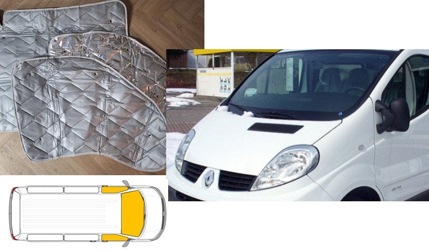 Raamisolatie Renault trafic/Vivaro 2001-2014 Grijs, Caravanes & Camping