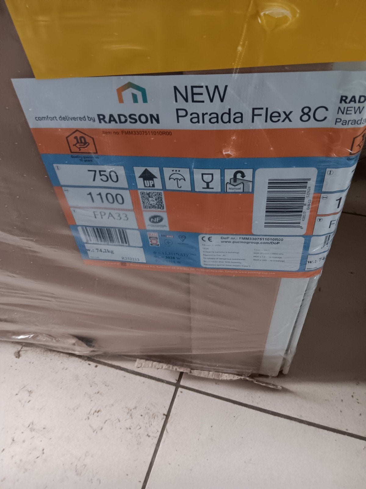 Radiateur Radason Parada Flex 8c, Bricolage & Construction, Enlèvement, Neuf, Radiateur