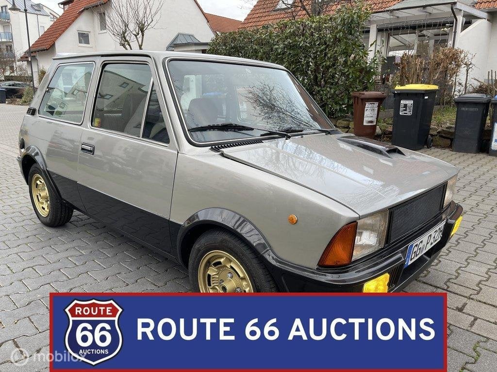 Innocenti Mini De Tomaso | 1980 | Route 66 Auctions, Auto's, Zwart, Bedrijf, Handgeschakeld, Overige carrosserie