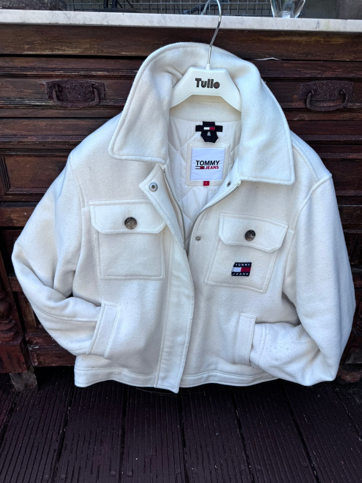 Tommy Hilfiger jas maat large ( grote maat) past bij 44, Kleding | Dames, Jassen | Winter, Ophalen, Zo goed als nieuw