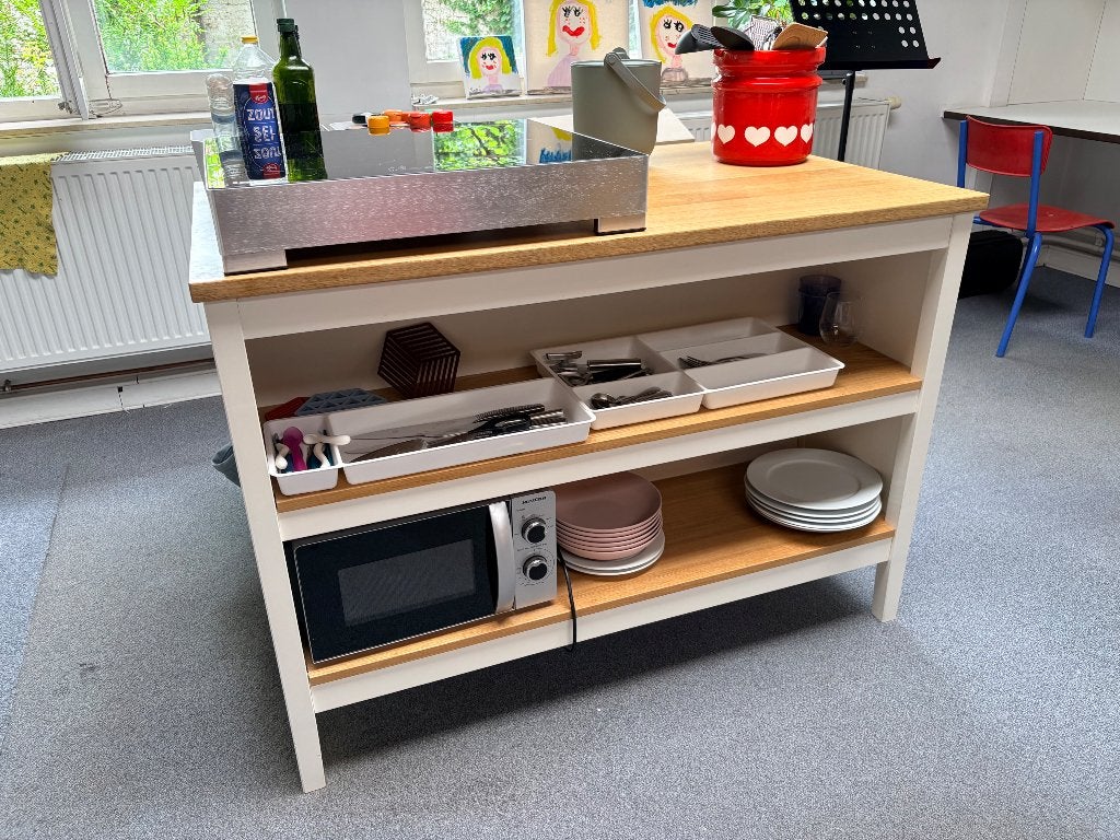 IKEA kookeiland TORNVIKEN, Ophalen, 100 tot 150 cm, 75 cm of meer, Zo goed als nieuw