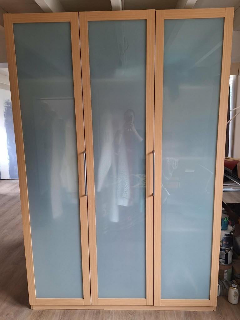 Kleerkast te koop, Ophalen, Gebruikt, 100 tot 150 cm, 200 cm of meer