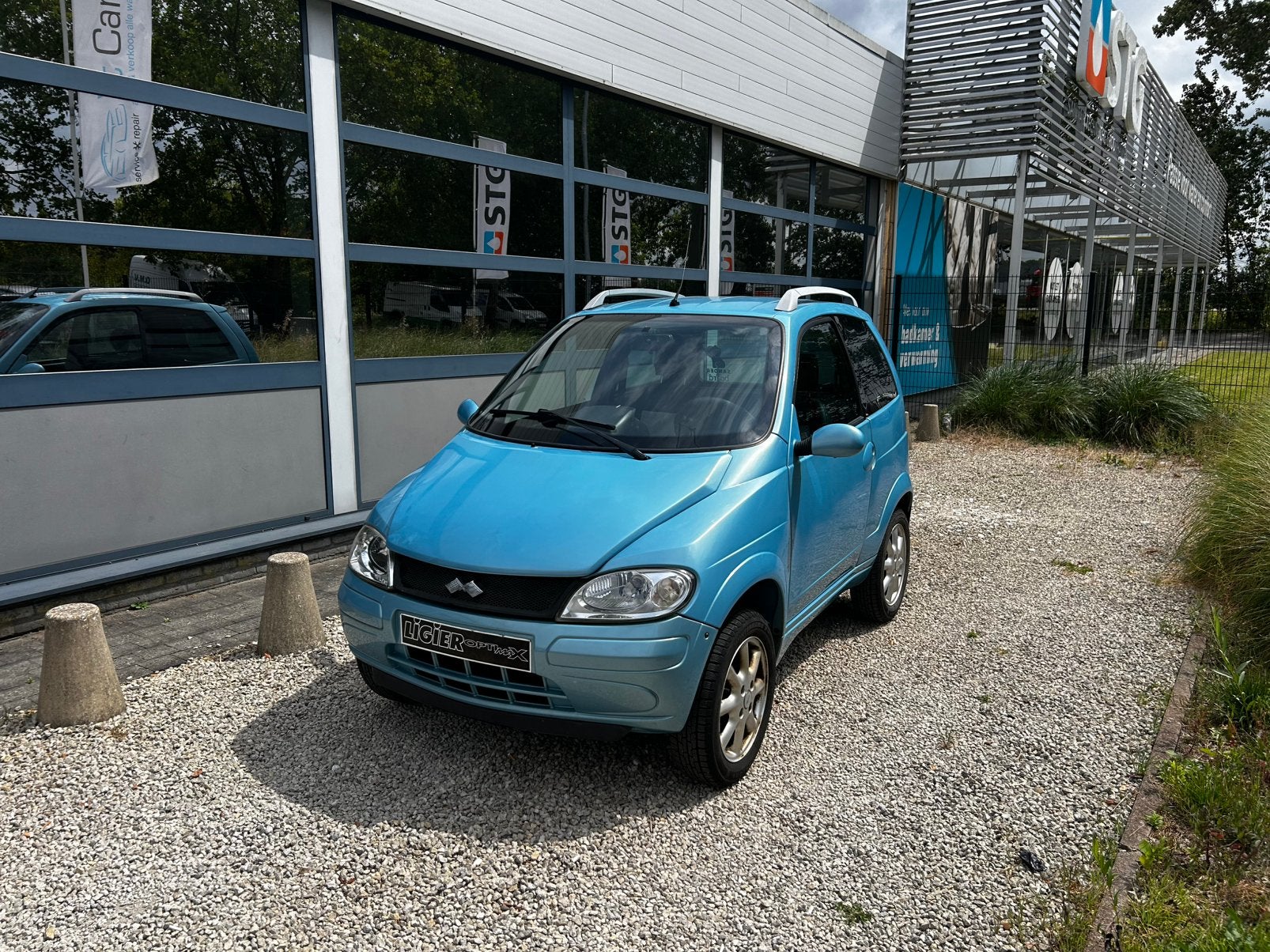 LIGIER XT00 gekeurd voor verkoop, Auto's, Aixam, Voorwielaandrijving, Testrit aan huis, Blauw, Leder