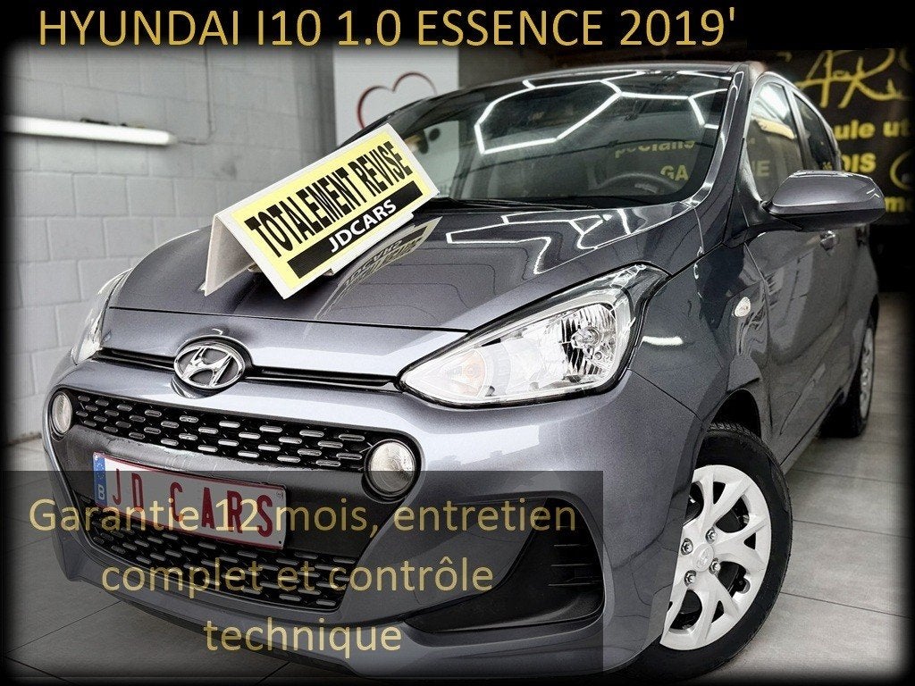 HYUNDAI I10 1.0 ESSENCE 31MKM ‼️GARANTIE 1 AN CTOK‼️, Autos, Argent ou Gris, Achat, 998 cm³, Entreprise