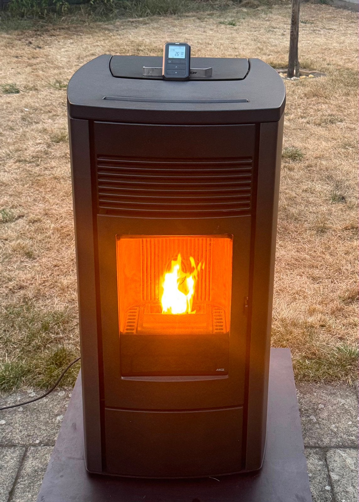 Pelletkachel MCZ Ego 10 kw, Huis en Inrichting, Kachels, Ophalen, Zo goed als nieuw