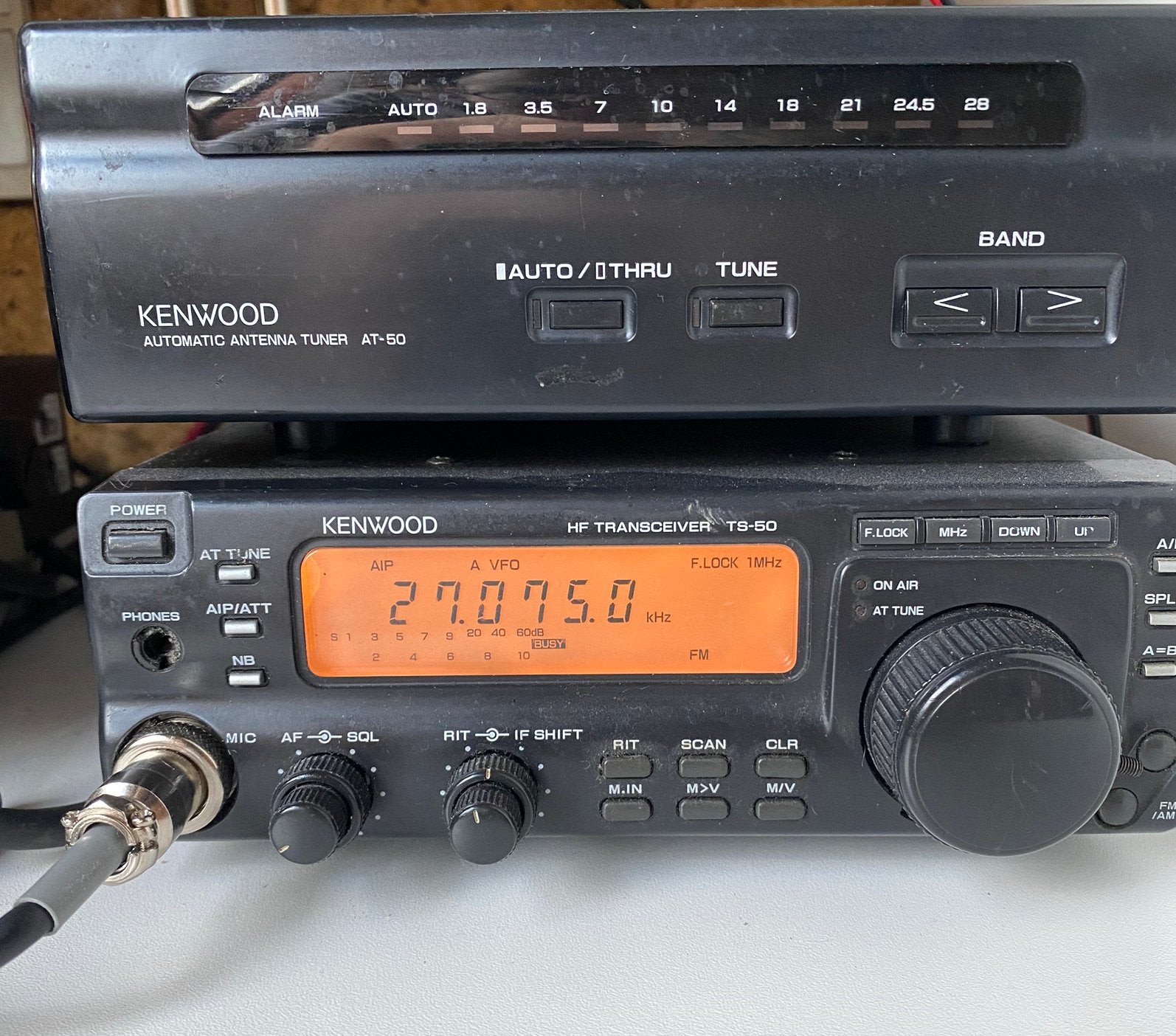 Kenwood TS-50 tuner micro, Télécoms, Émetteurs & Récepteurs, Enlèvement ou Envoi, Utilisé