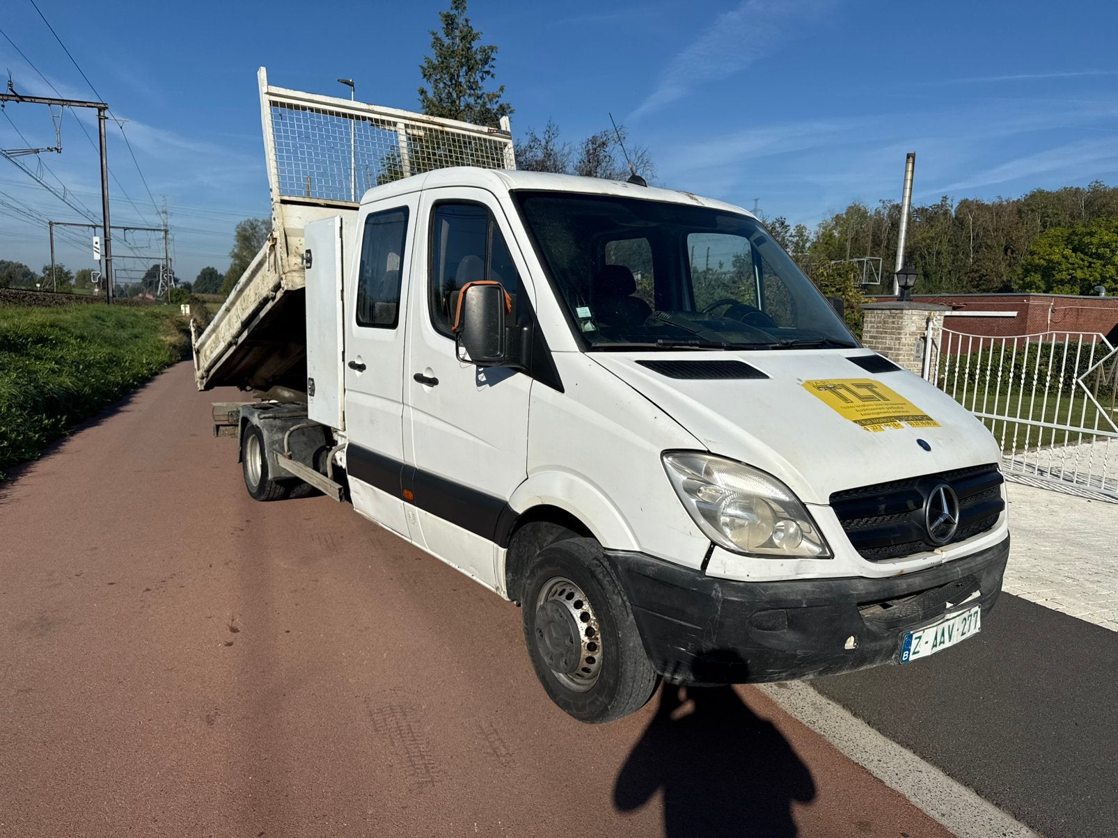 Mercedes-Sprinter 513cdi double cabin benne basculant, Autos, Euro 5, Achat, 4 portes, 7 places