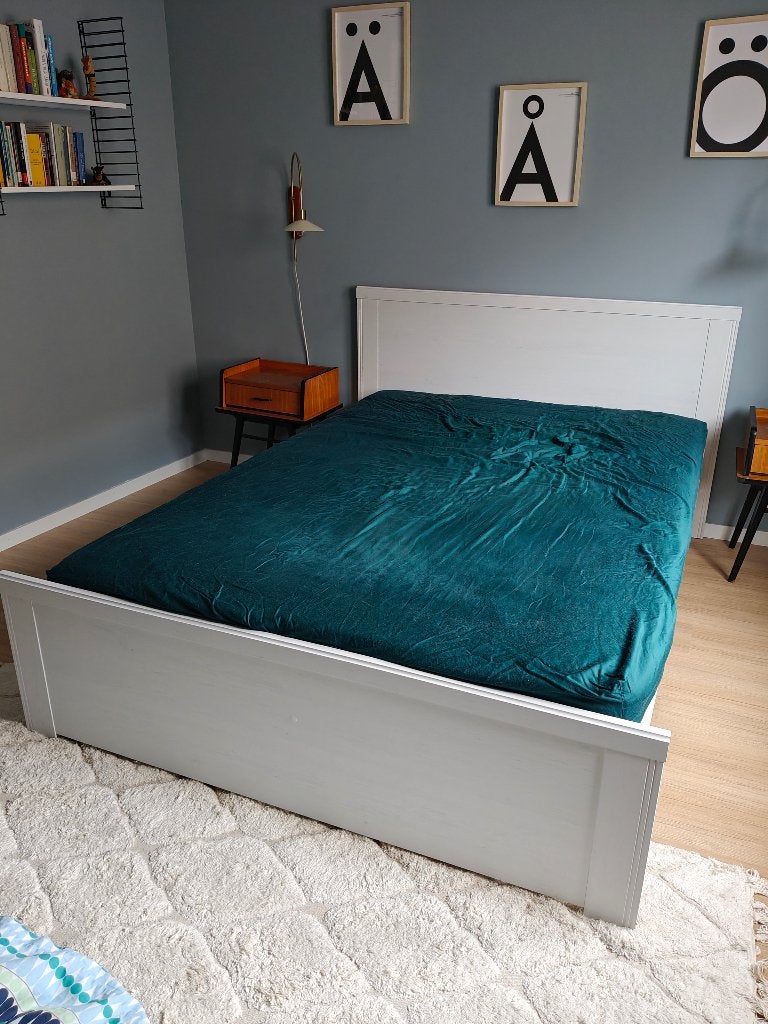 Bed Ikea 140x200 cm, Huis en Inrichting, Ophalen, Gebruikt, 140 cm, Twijfelaar