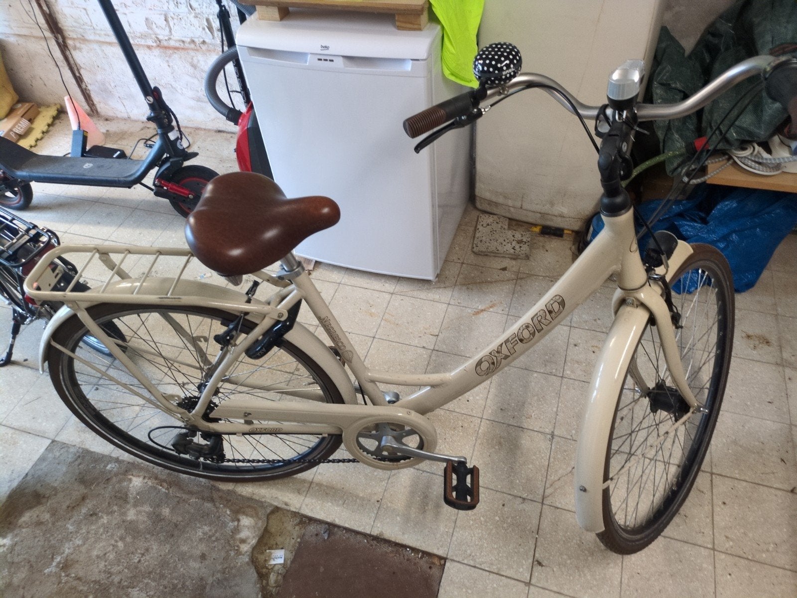 Oxford vrouwenfiets, Gebruikt, (Extra) lage instap, Schijfrem, Ophalen