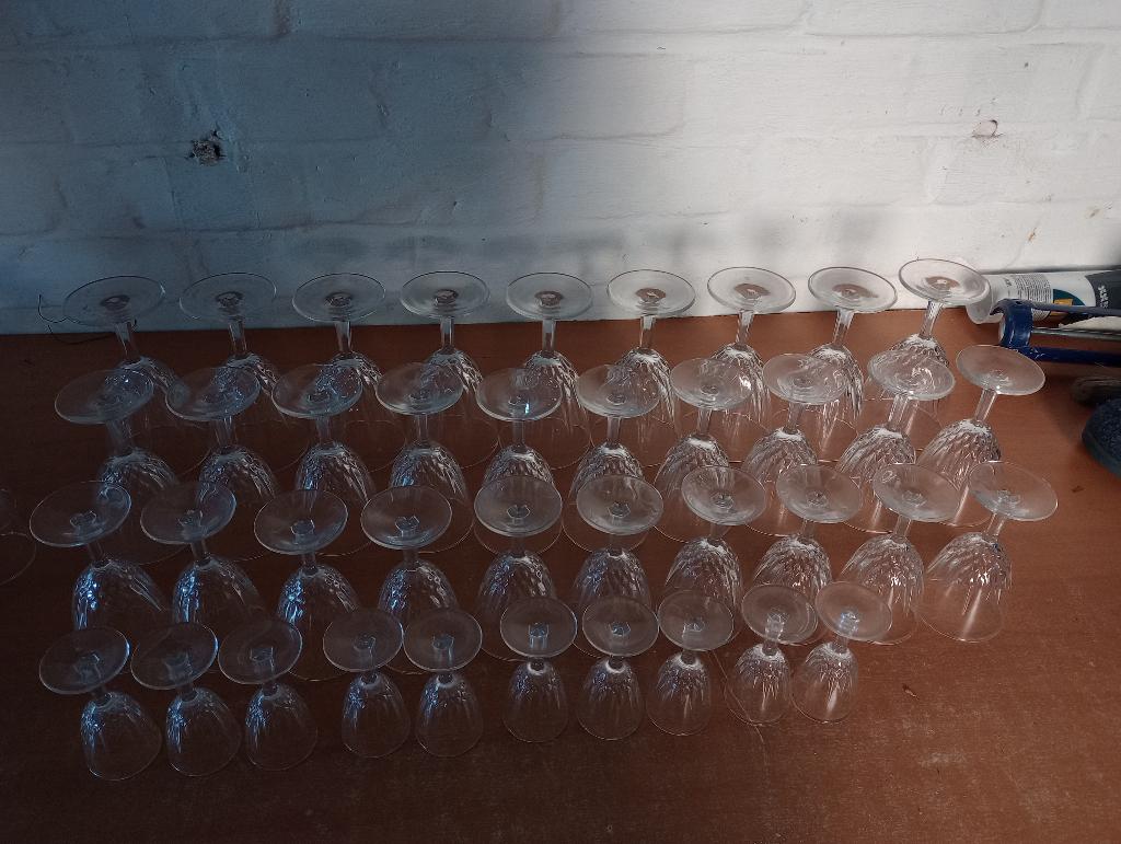 Glazen, Verzamelen, Glas en Drinkglazen, Ophalen, Gebruikt