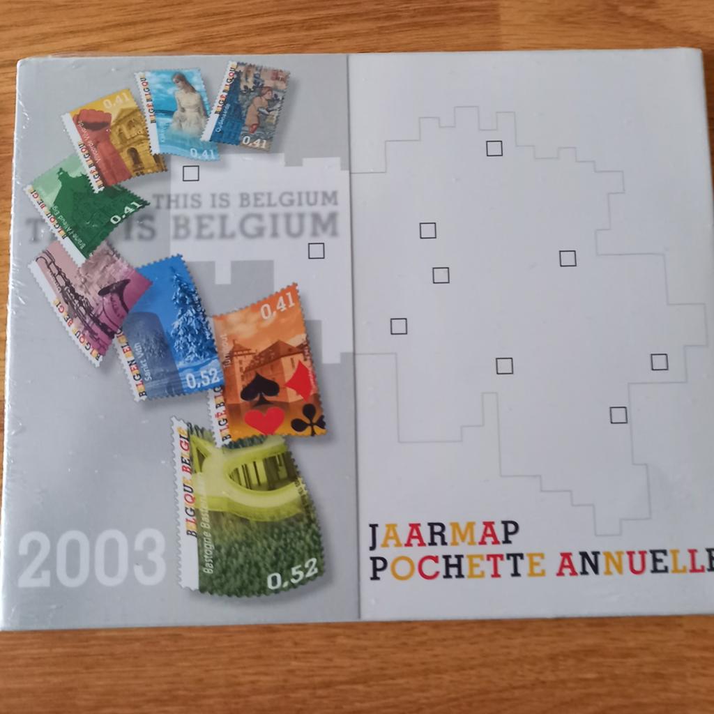 NIEUWE JAARMAP 2003 > BPOST, Ophalen of Verzenden