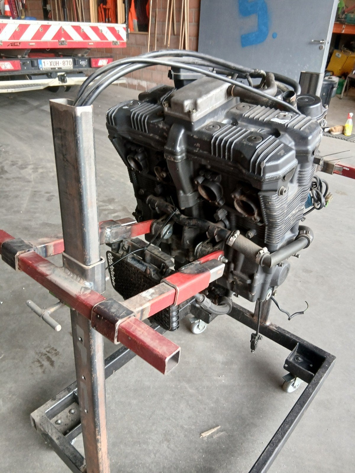 motorblok suzuki gsxr1100w bwjr 1993 met carburators, Motoren, Ophalen