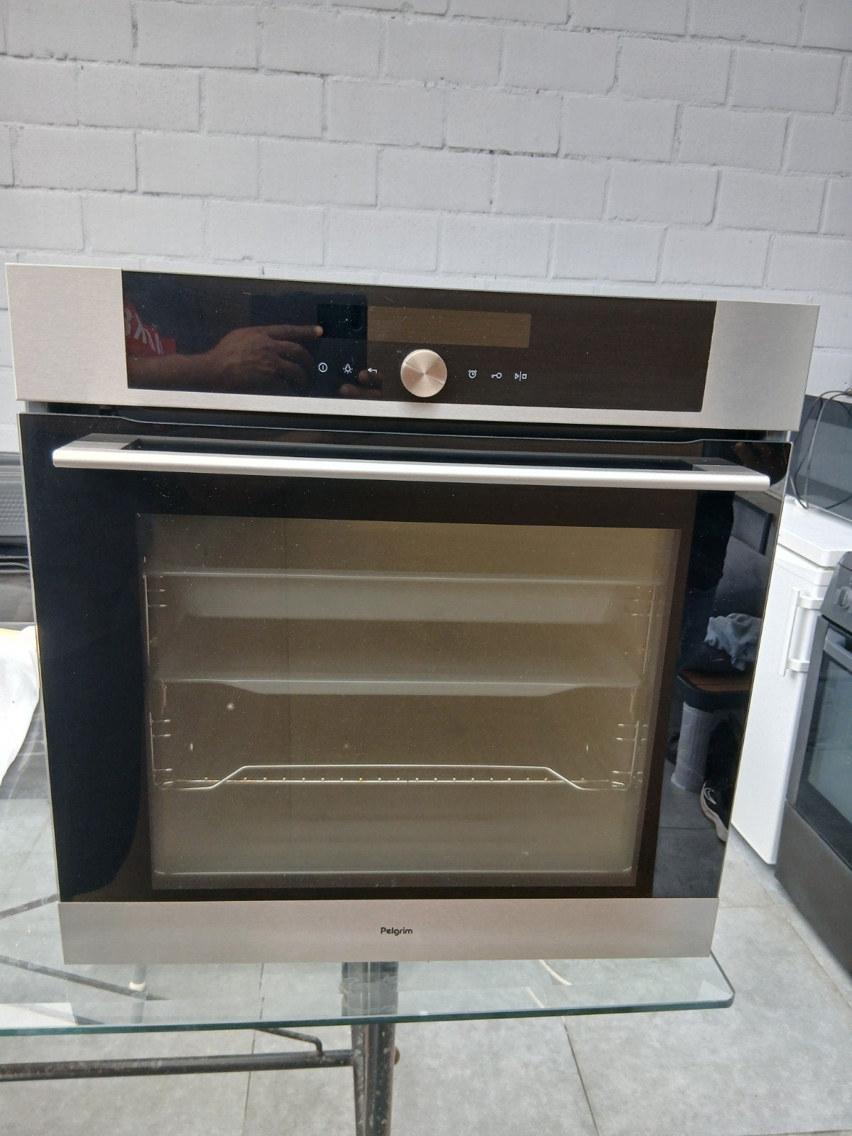 Pelgrim inbouwoven RVS – nette staat, Ophalen, Pelgrim, Oven