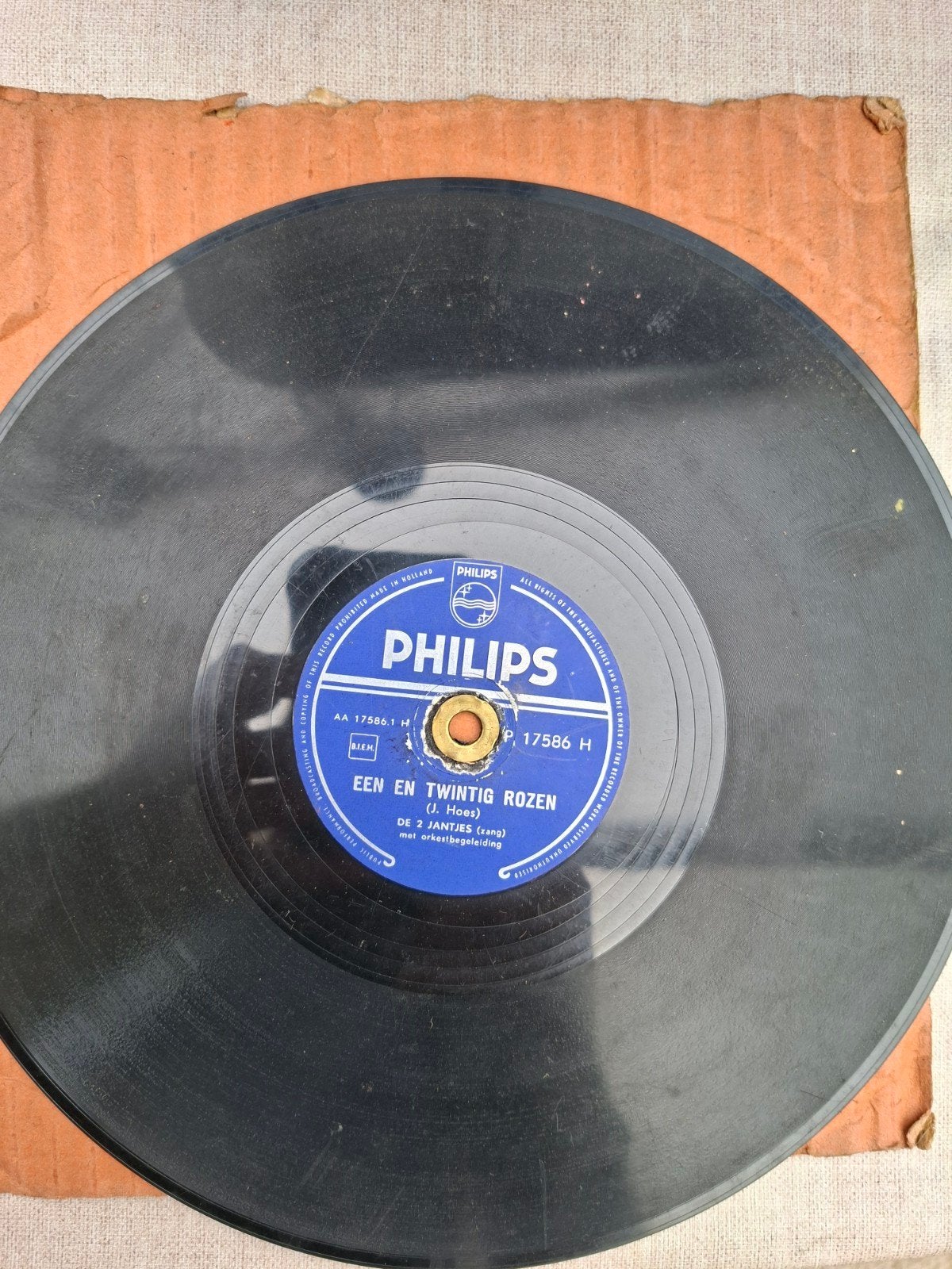 Partij oude 78-toeren schellakplaten Philips Polydor Telefun, Audio, Tv en Foto, Overige Audio, Tv en Foto, Ophalen