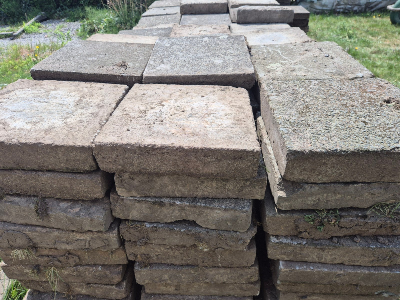 pavés en beton, Enlèvement