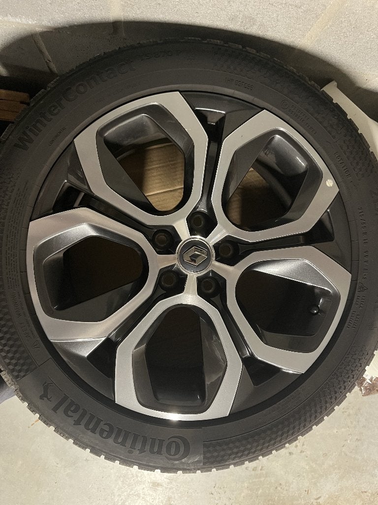 Set winterwielen voor Renault Arkana/Captur II/Symbioz, Ophalen, 18 inch, 215 mm, Banden en Velgen
