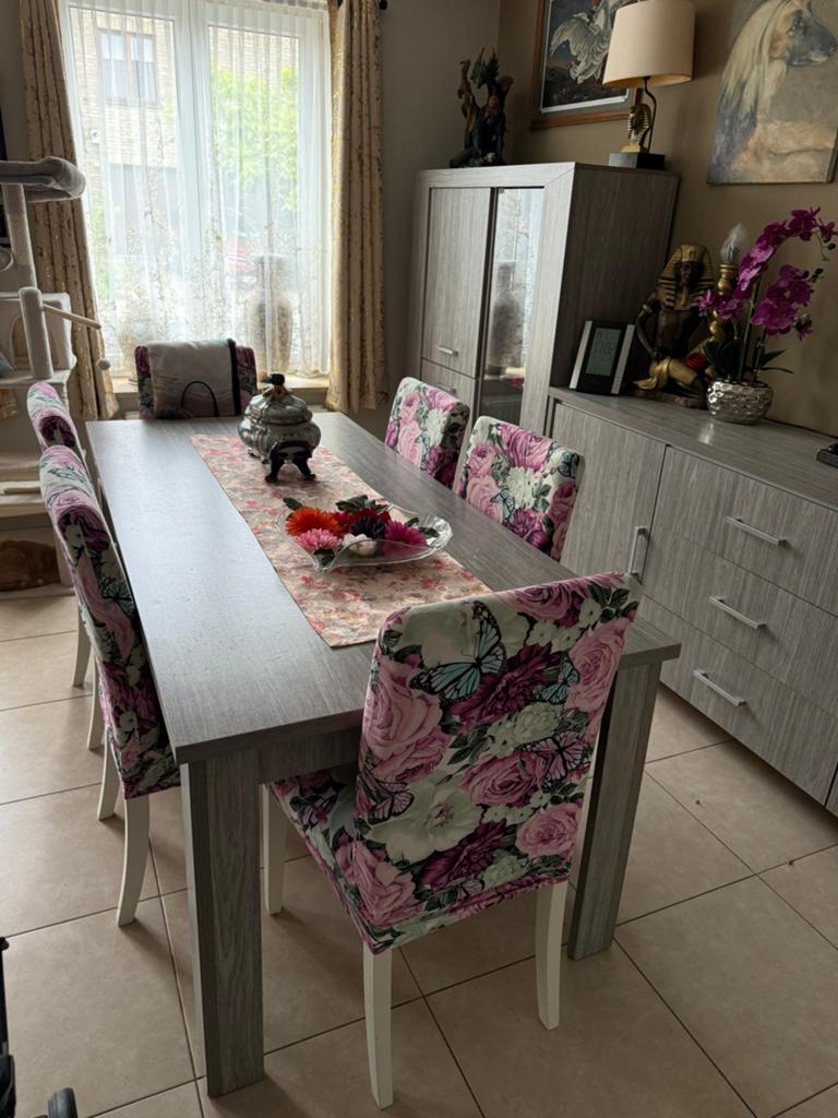 Eetkamer set te koop, Huis en Inrichting, Ophalen, Gebruikt
