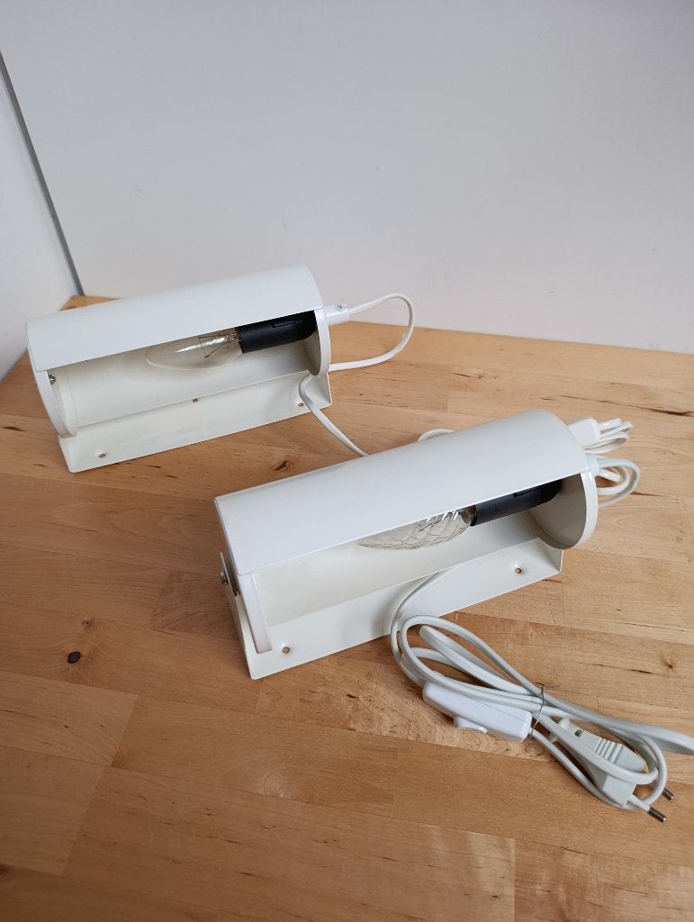 Vintage wandlamp Ikea V413 - set 2 stuks, Huis en Inrichting, Lampen | Wandlampen, Ophalen, IKEA, Met schakelaar, E14 (klein)