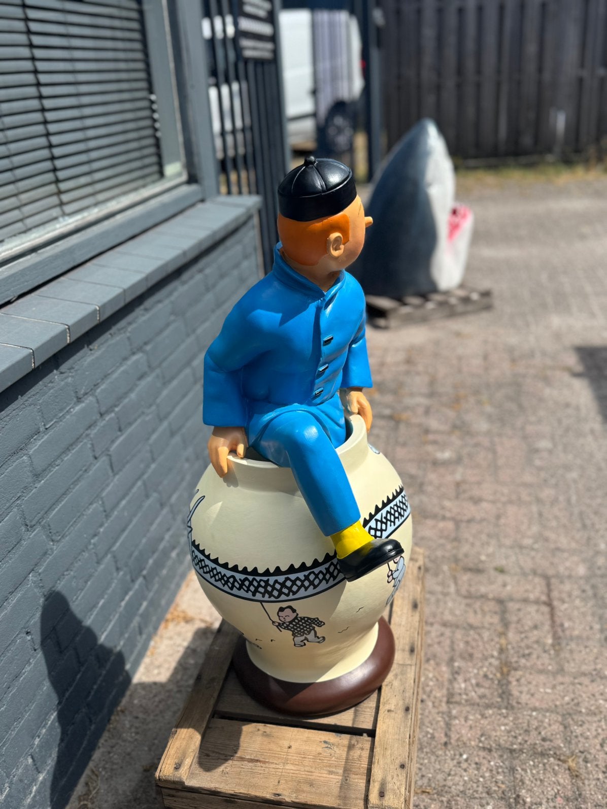 Décoration d'images de Tintin dans le vase, Enlèvement, Utilisé, Humain