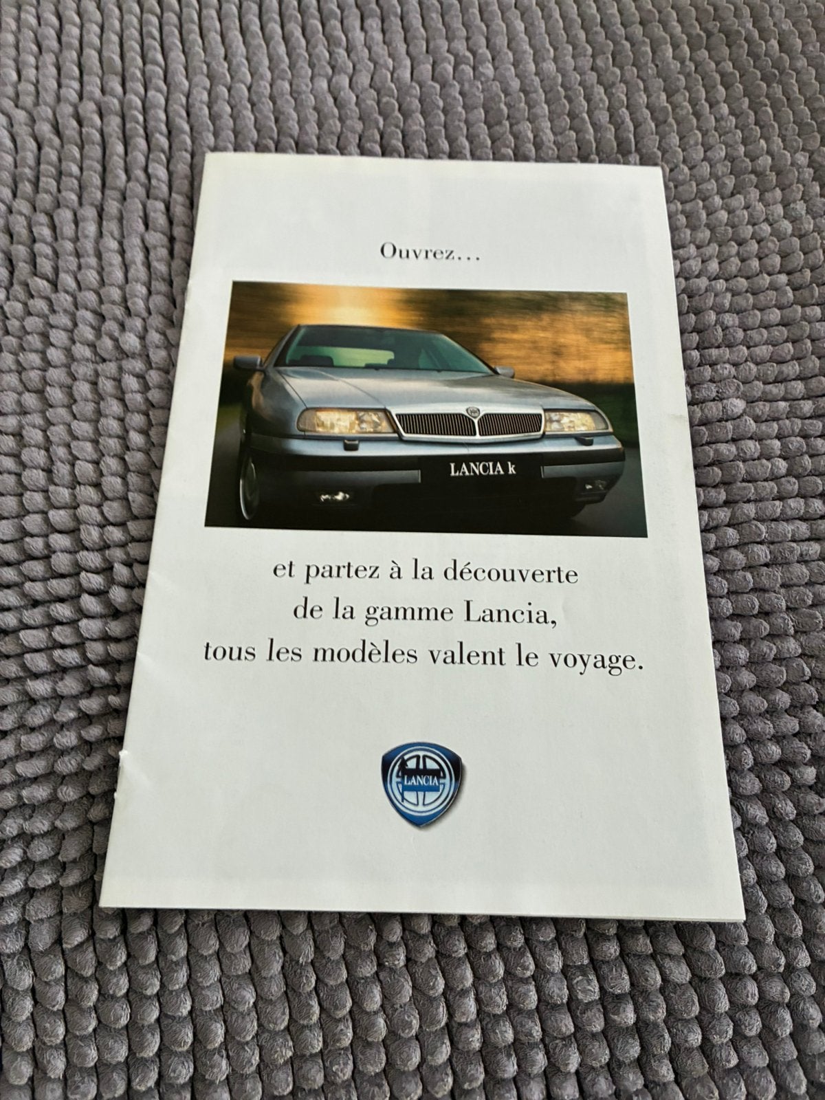 brochure catalogue gamme Lancia 1998, Enlèvement, Utilisé, Autres marques